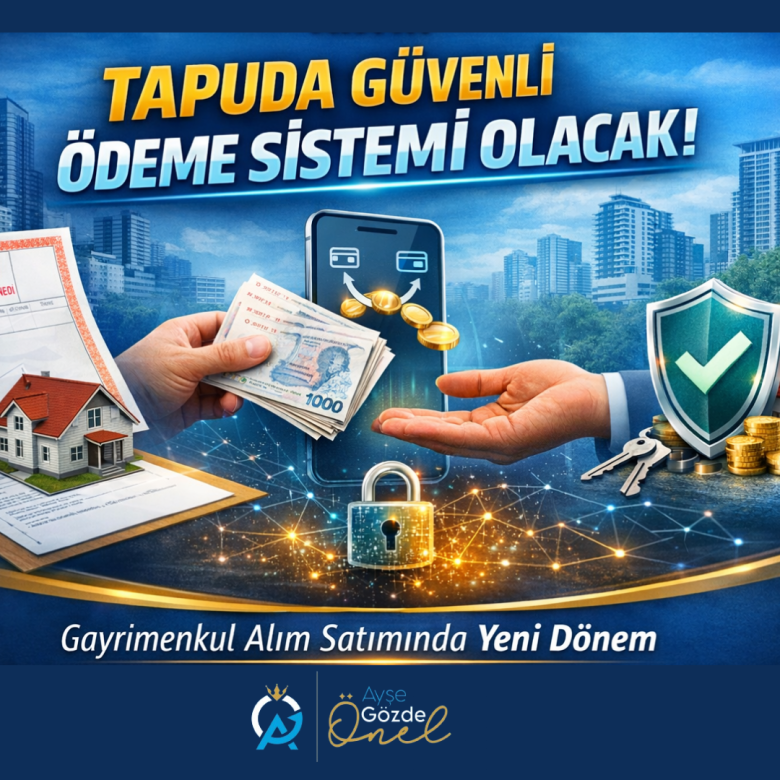 Artık Tapuda Güvenli Ödeme Sistemi Olacak! Gayrimenkulde Yeni Dönem Başlıyor….